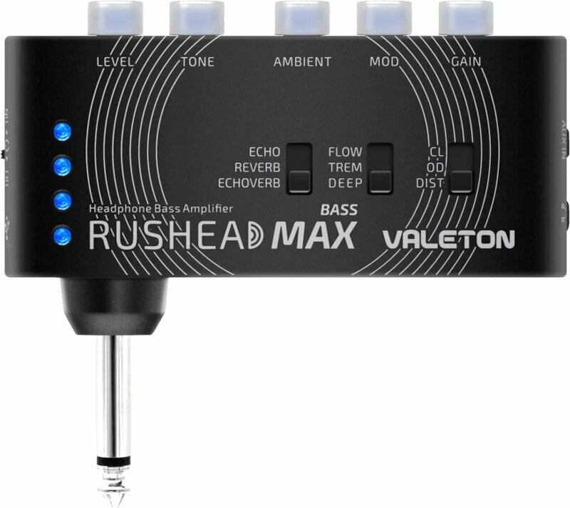 Amplificador de baixo para auscultadores Valeton Rushead Max Bass