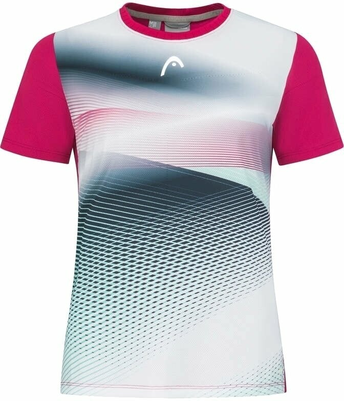 Majica za tenis Head Performance T-Shirt Women Mullberry/Print Perf L Majica za tenis