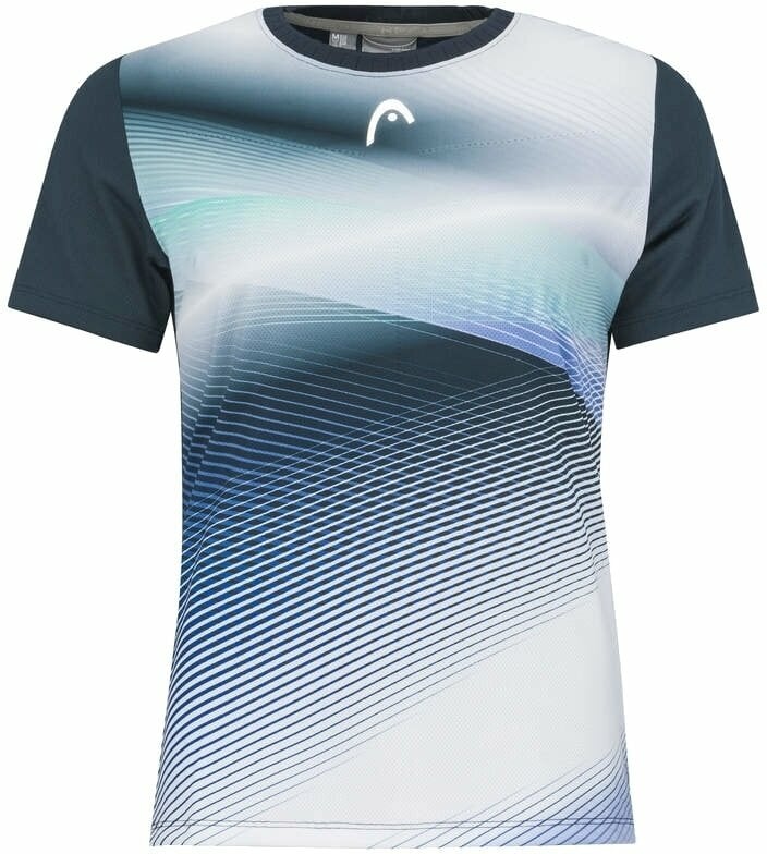 Tennis shirt Head Performance T-Shirt Women Navy/Print Perf L Tennis shirt