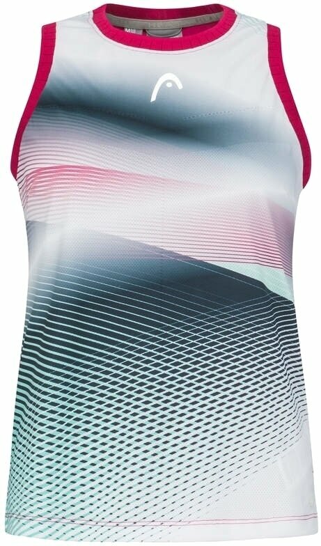 Tennis t-paita Head Performance Tank Top Women Mullberry/Print Perf XL Tennis t-paita