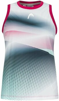 Tennis t-paita Head Performance Tank Top Women Mullberry/Print Perf XL Tennis t-paita - 1