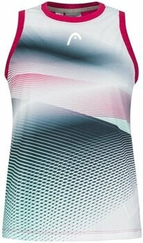 Tenisové tričko Head Performance Tank Top Women Mullberry/Print Perf S Tenisové tričko - 1