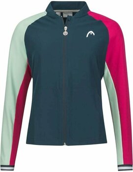 Teniszpóló Head Breaker Jacket Women Pastel Green/Navy XL Teniszpóló - 1
