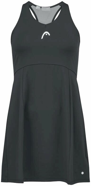 Tenisové šaty Head Spirit Dress Women Black XS Tenisové šaty