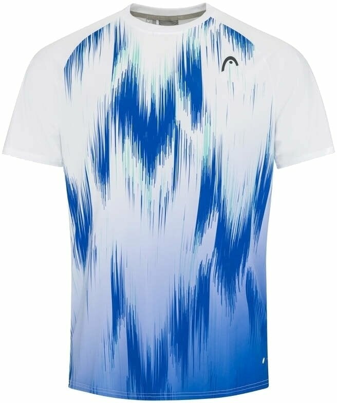 Tenisové tričko Head Topspin T-Shirt Men White/Print Vision L Tenisové tričko