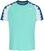 Koszulka tenisowa Head Topspin T-Shirt Men Turquiose/Print Vision L Koszulka tenisowa