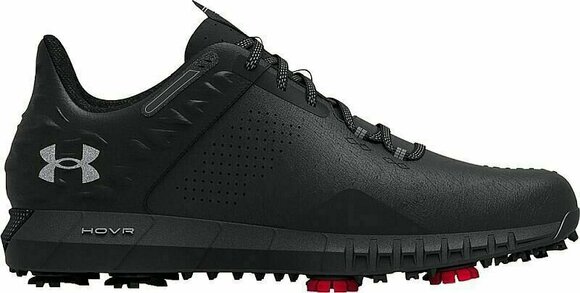 Chaussures de golf pour hommes Under Armour Men's UA HOVR Drive 2 Wide Golf Shoes Black/Mod Gray 45 - 1