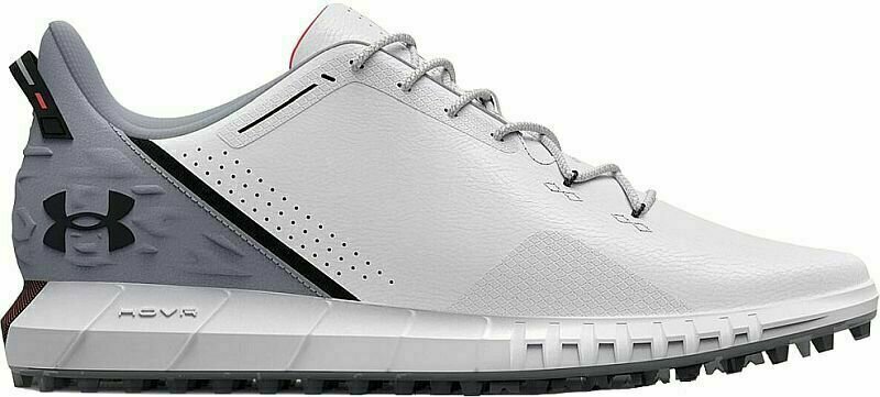 Men's golf shoes Under Armour Men's UA HOVR Drive Spikeless Wide Golf Shoes White/Mod Gray/Black 44