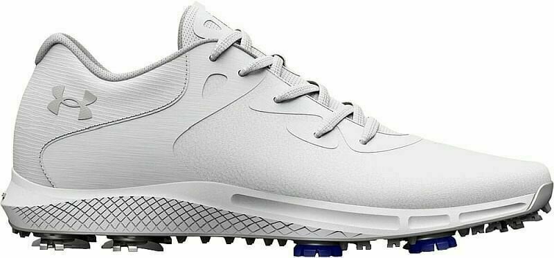 Dámske golfové topánky Under Armour Women's UA Charged Breathe 2 Golf Shoes White/Metallic Silver 38,5
