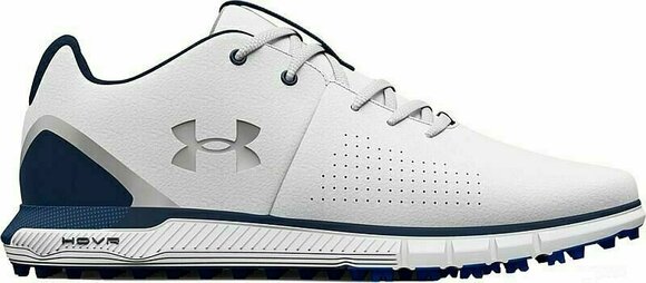 Chaussures de golf pour hommes Under Armour Men's UA HOVR Fade 2 Spikeless Golf Shoes White/Academy 44,5