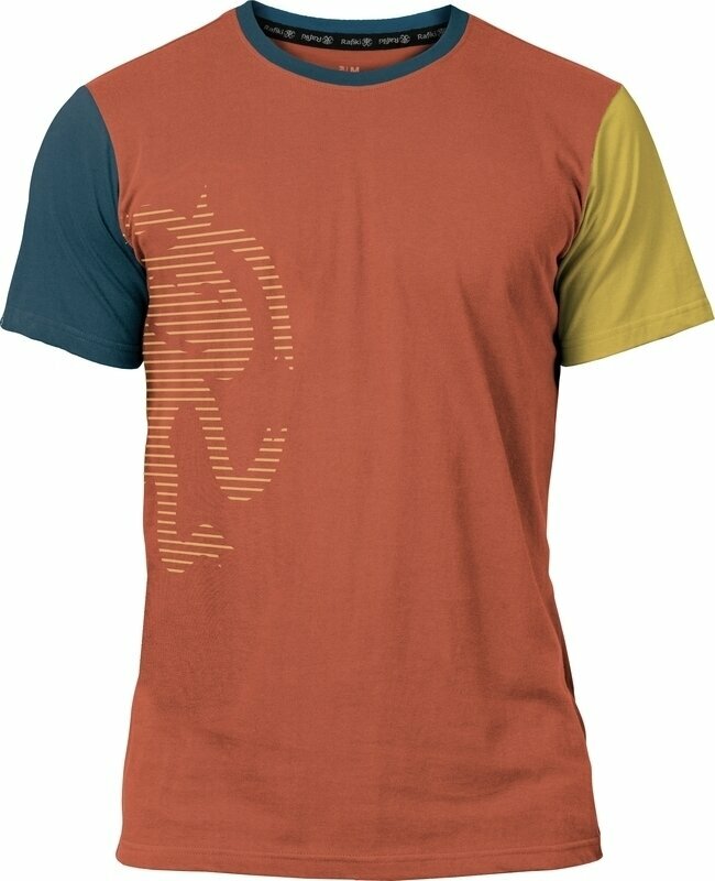 Outdoor T-Shirt Rafiki Slack RFK Man T-Shirt Short Sleeve Mecca Orange L T-Shirt