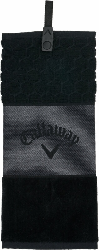 Ručník Callaway Trifold Towel Black 2023