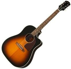 Електро-акустична китара Дреднаут Epiphone J-45 EC Studio Vintage Sunburst Електро-акустична китара Дреднаут
