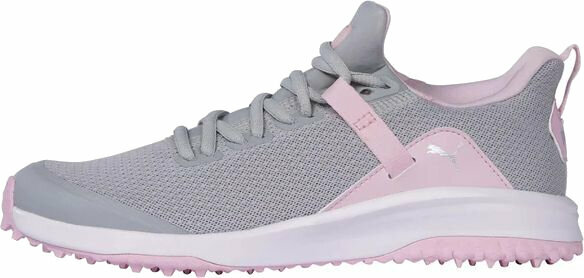 Джуниър голф обувки Puma Fusion Evo Junior Golf Shoes High Rise/Pink Lady 35,5