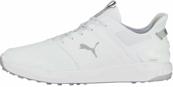 Herren Golfschuhe Puma Ignite Elevate Mens Golf Shoes White/Puma Silver 44