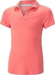 Polo košile Puma Girls Cloudspun Coast Loveable Heather