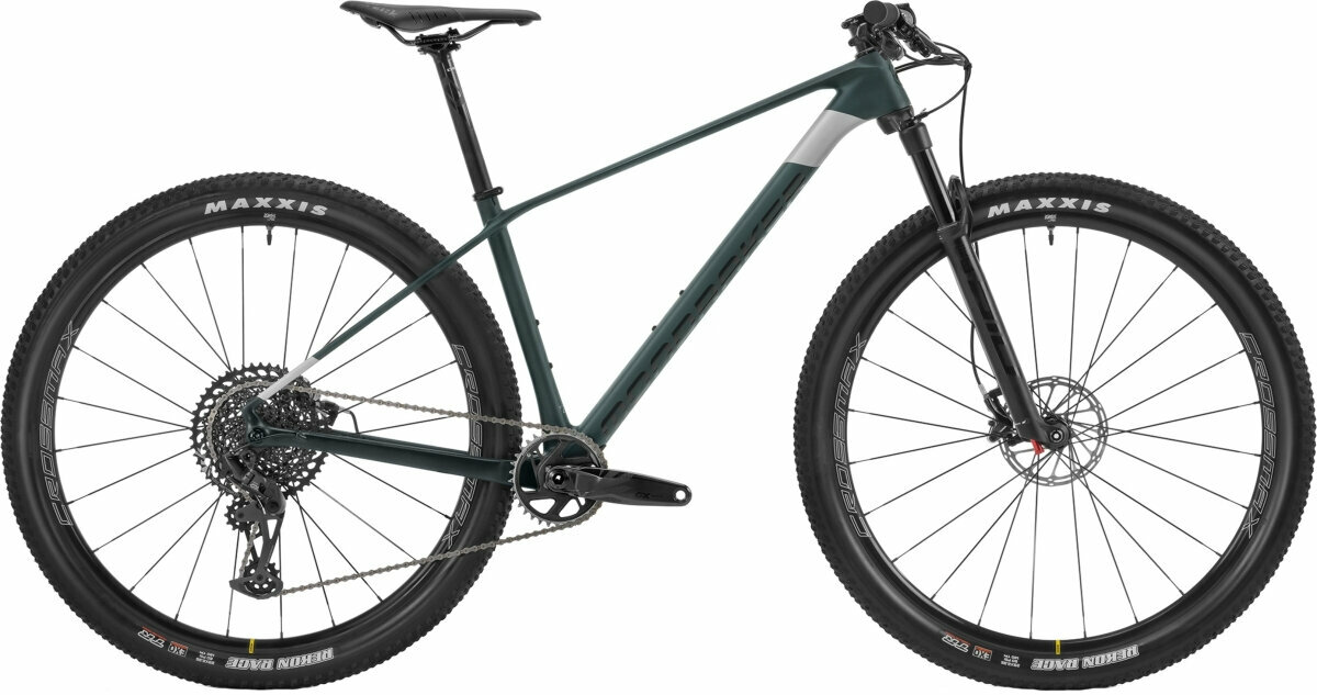 Bicicleta hardtail Mondraker Podium Carbon Translucent Green Carbon/Racing Silver L