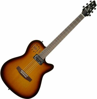 Guitarra eletroacústica Godin A 6 Ultra Cognac Burst - 1