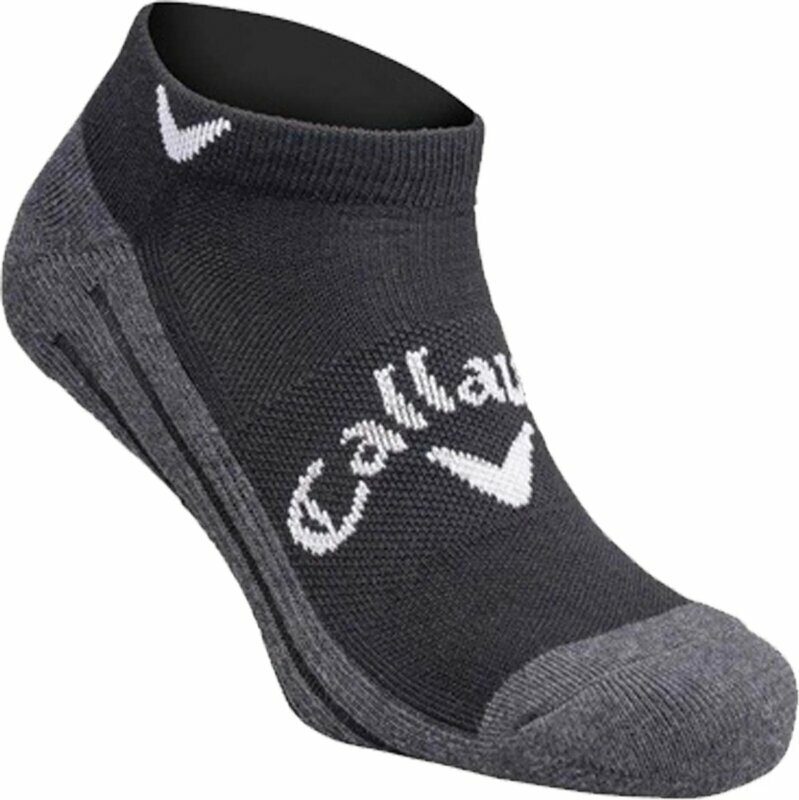 Ponožky Callaway Opti-Dri Low Ponožky Black/Charcoal S/M