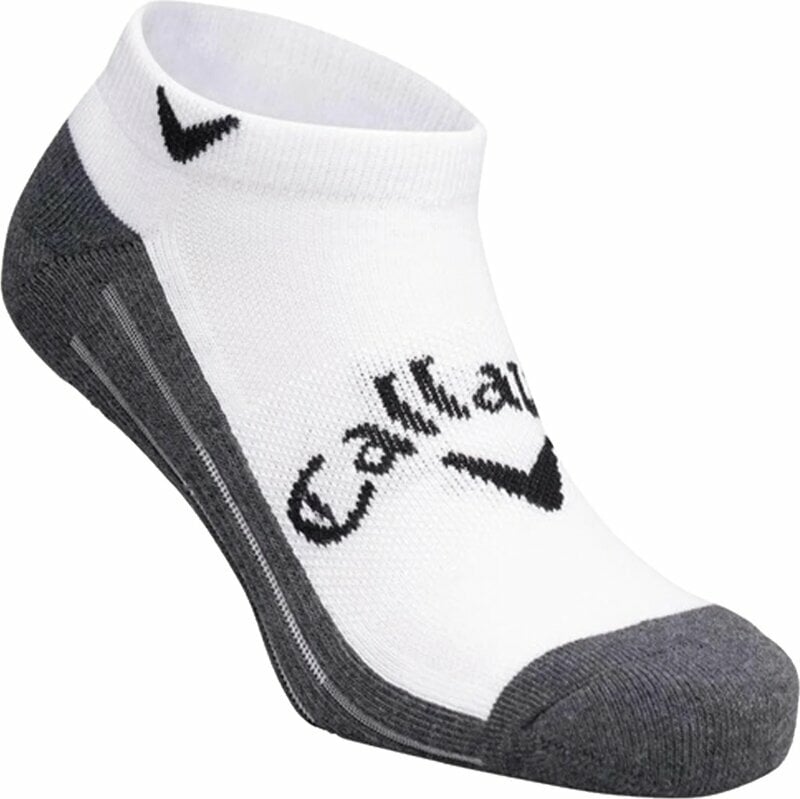 Ponožky Callaway Opti-Dri Low Ponožky White/Charcoal S/M