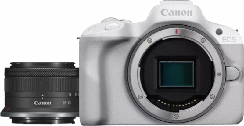 Bezzrcadlovka
 Canon EOS R50 + RF-S 18-45 IS STM White