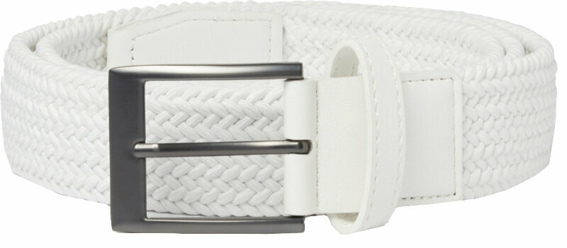 Belt Callaway Mens Braided Stretch Bright White Belt