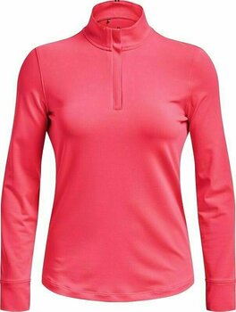 Sweat à capuche/Pull Under Armour Women's UA Zinger 1/4 Zip Pink Shock/Metallic Silver XL