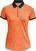 Chemise polo Under Armour Women's UA Zinger Novelty Polo Orange Blast/Metallic Silver L