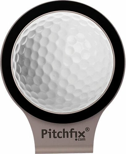 Golf Ball Marker Pitchfix HatClip 2.0 Black