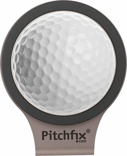 Golf Ball Marker Pitchfix HatClip 2.0 Gun Metal