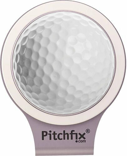 Golf Ball Marker Pitchfix HatClip 2.0 White