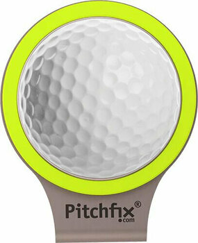 Golf Ball Marker Pitchfix HatClip 2.0 Lime - 1