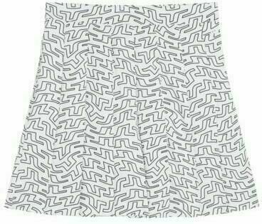 Kleid / Rock J.Lindeberg Adina Print Golf Skirt White Outline Bridge Swirl S