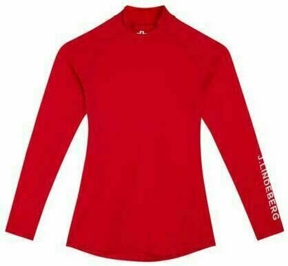 Thermo ondergoed J.Lindeberg Asa Soft Compression Top Fiery Red XL