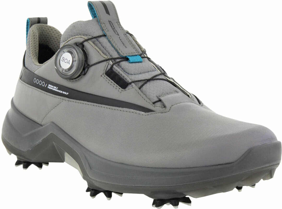 Men's golf shoes Ecco Biom G5 BOA Mens Golf Shoes Steel/Black 46