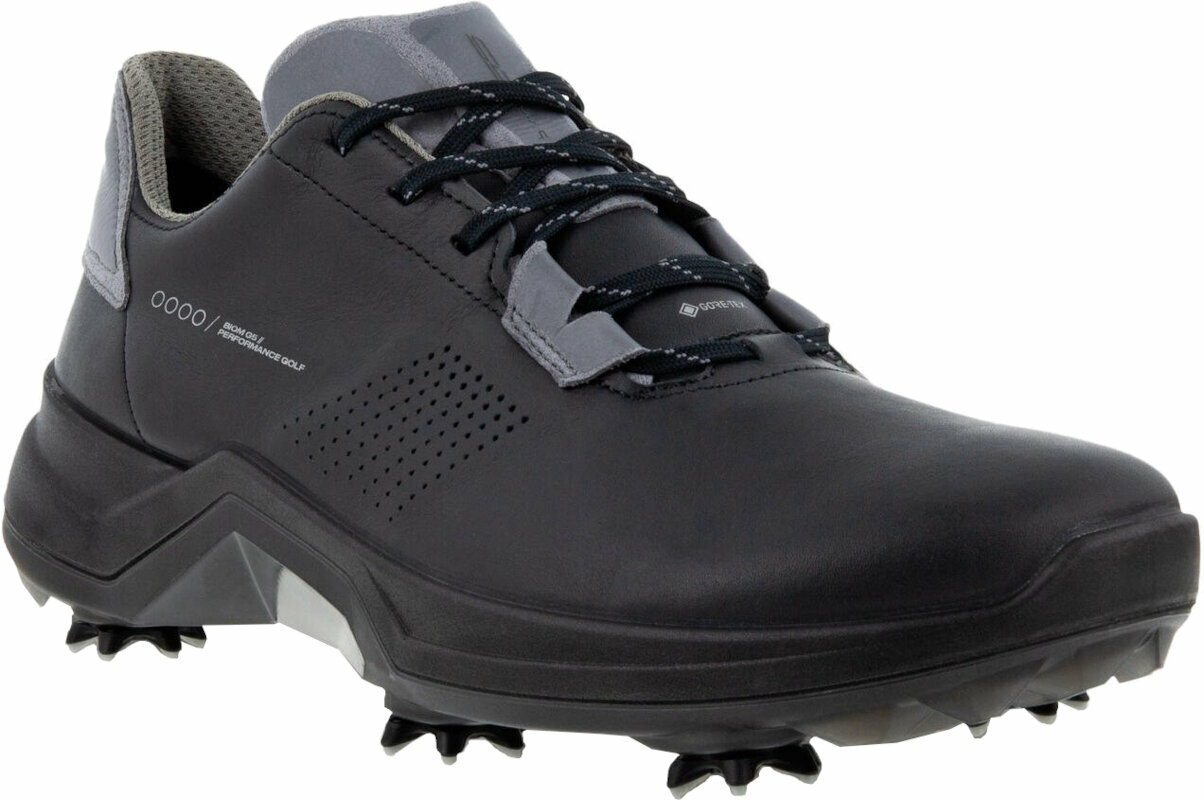 Golfsko til mænd Ecco Biom G5 Mens Golf Shoes Black/Steel 46