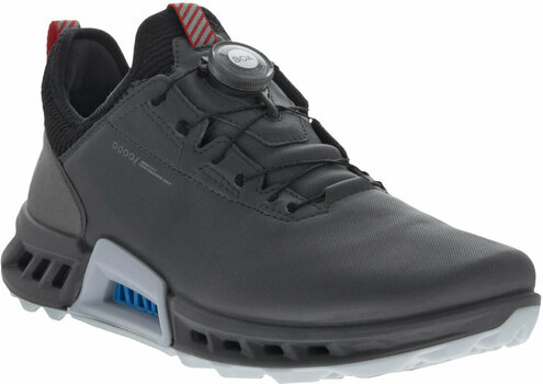 Chaussures de golf pour hommes Ecco Biom C4 BOA Mens Golf Shoes Magnet/Black 40