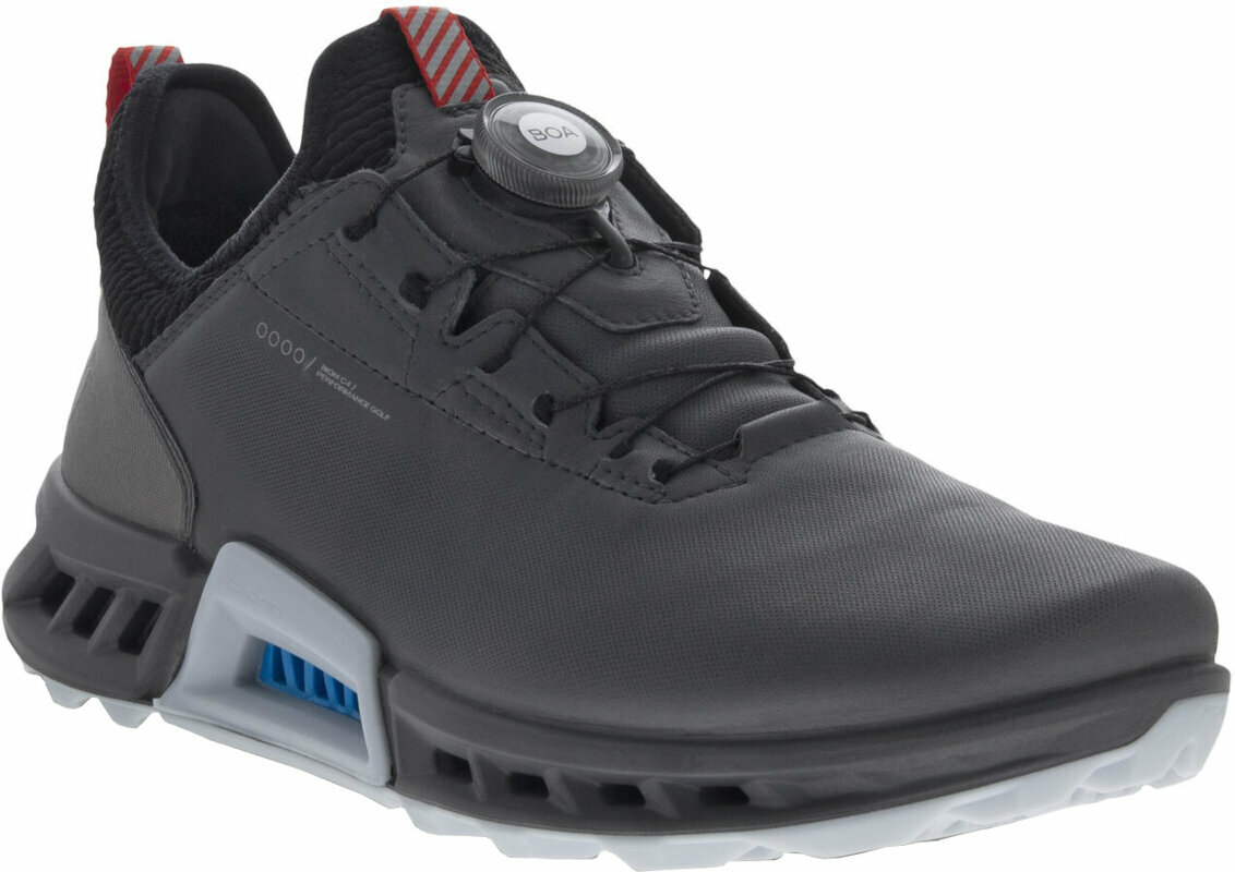 Men's golf shoes Ecco Biom C4 BOA Mens Golf Shoes Magnet/Black 42