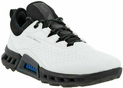 Chaussures de golf pour hommes Ecco Biom C4 Mens Golf Shoes White/Black 39