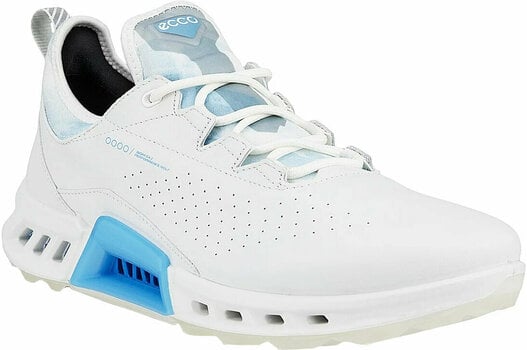 Pánské golfové boty Ecco Biom C4 Mens Golf Shoes White/Blue 40 - 1