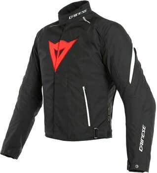 Textilná bunda Dainese Laguna Seca 3 Lady D-Dry Jacket Black/Lava Red/White 46 Textilná bunda - 1