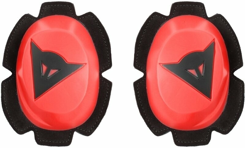 Protections genoux Dainese Protections genoux Pista Rain Knee Slider Red/Black UNI