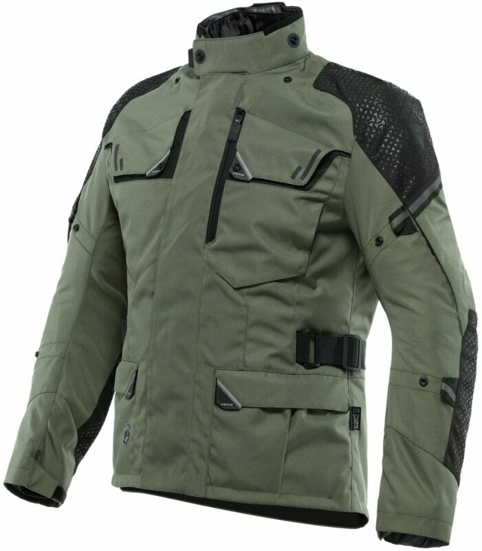 Textiljacke Dainese Ladakh 3L D-Dry Jacket Army Green/Black 44 Textiljacke