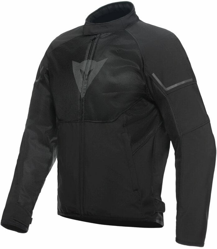 Tekstiljakke Dainese Ignite Air Tex Jacket Black/Black/Gray Reflex 44 Tekstiljakke