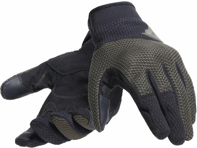 Motorcycle Gloves Dainese Torino Gloves Black/Grape Leaf XS Motorcycle Gloves