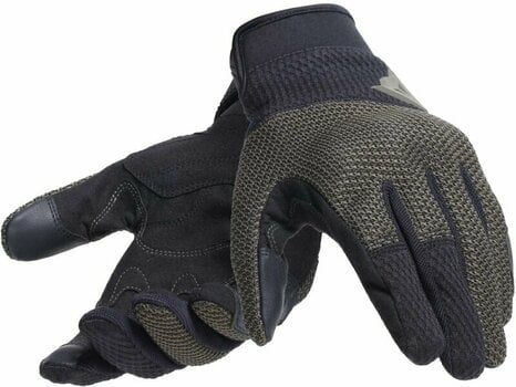 Motoros kesztyűk Dainese Torino Gloves Black/Grape Leaf XS Motoros kesztyűk - 1