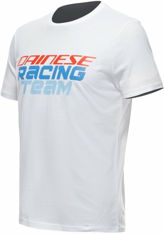 Tričko Dainese Racing T-Shirt White 2XL Tričko