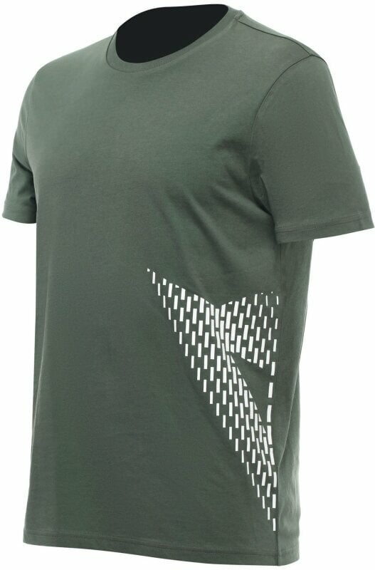 Тениска Dainese T-Shirt Big Logo Ivy/White S Тениска