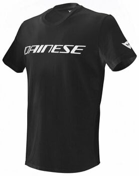 T-Shirt Dainese T-Shirt Black/White L T-Shirt - 1