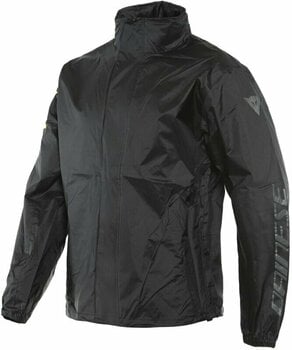 Casaco de chuva para motociclismo Dainese VR46 Rain Jacket Black/Fluo Yellow 2XL - 1